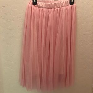Easter Pink small tulle skirt